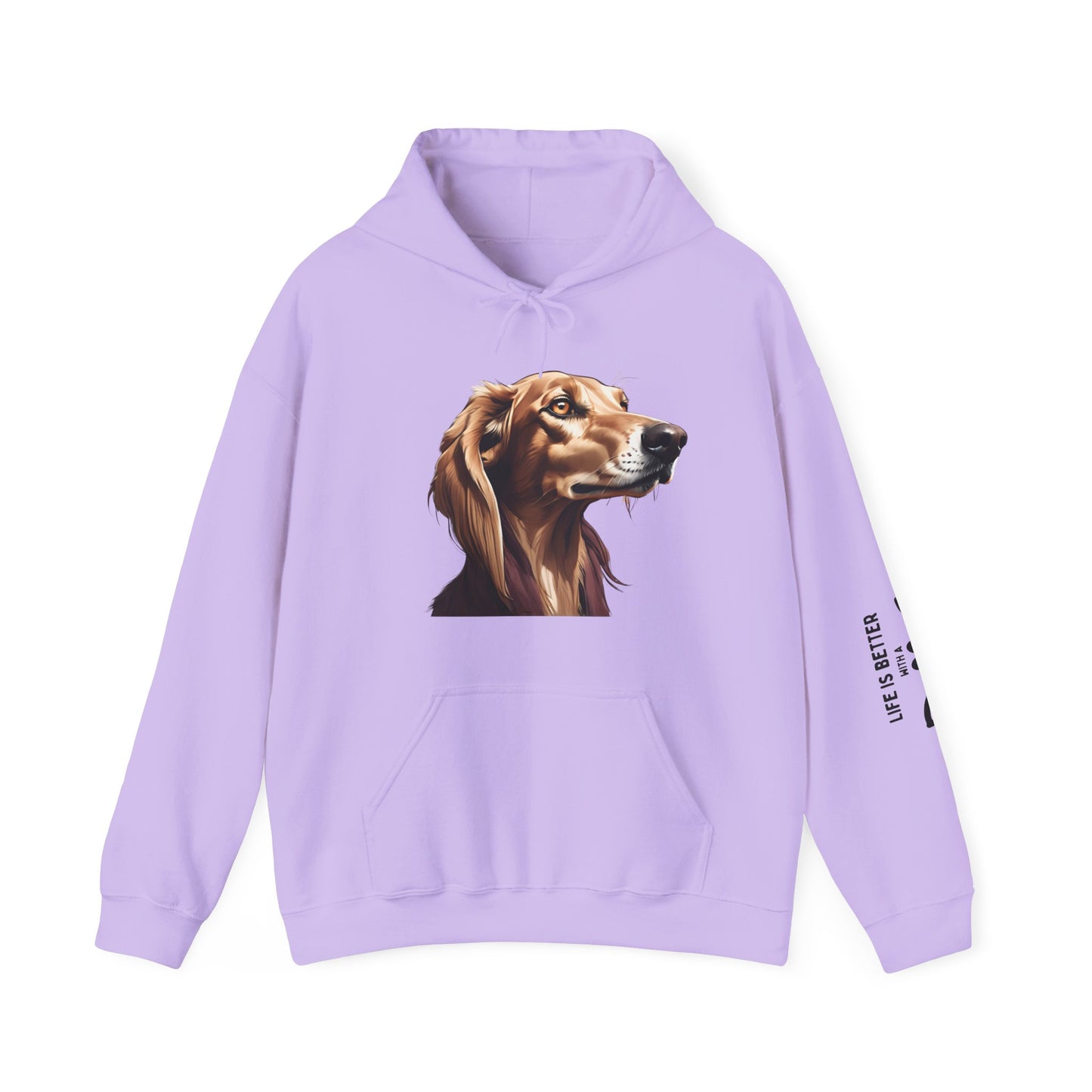 Saluki Bust Hoodie