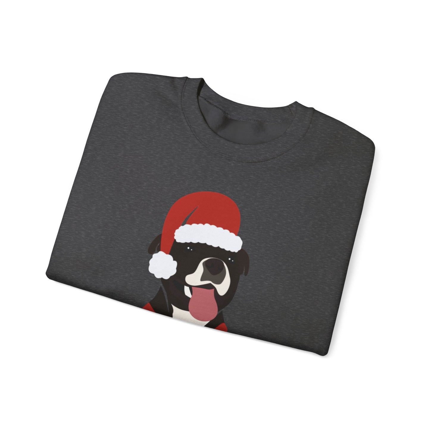 Festive Staffy Sweatshirt | Unisex Christmas Crewneck