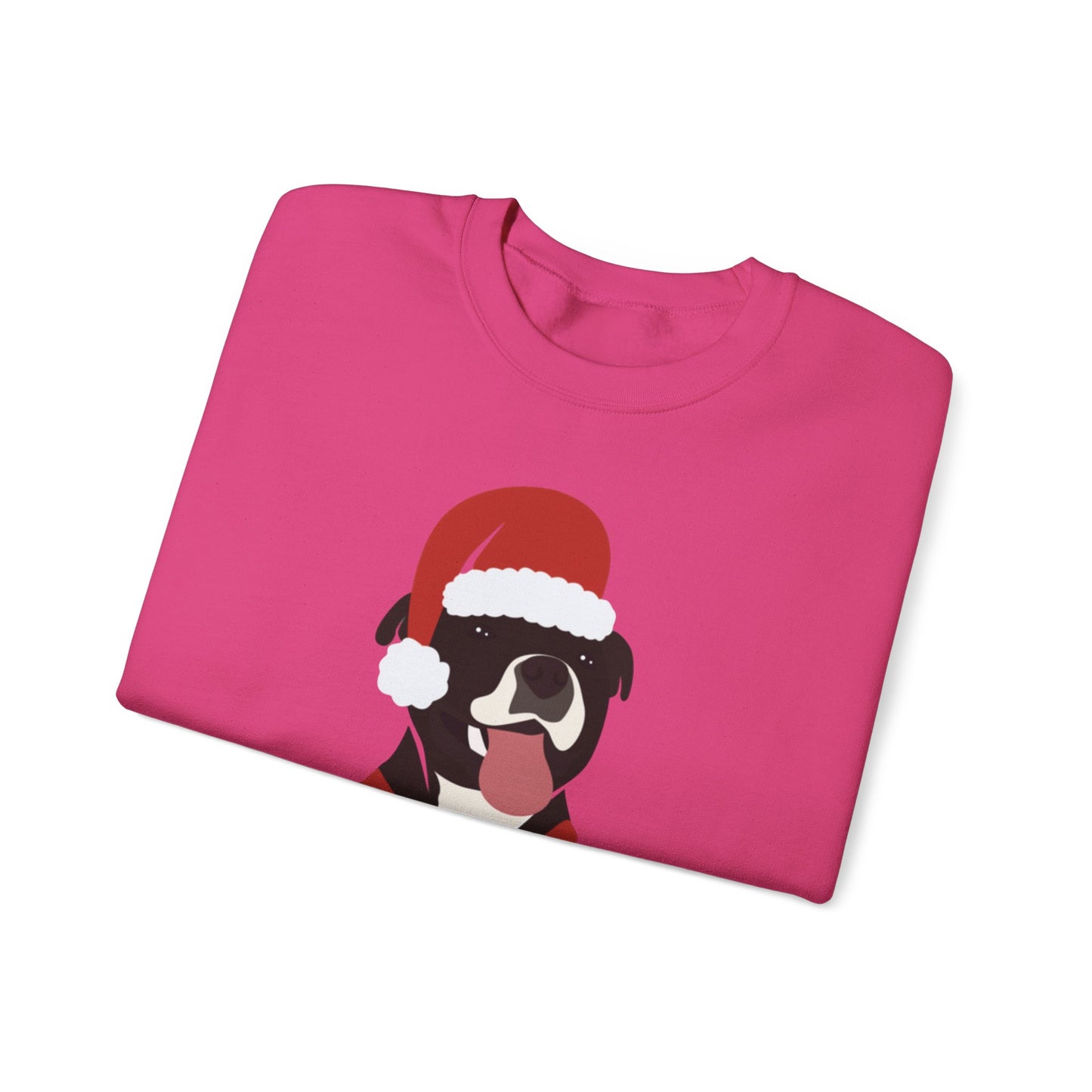 Festive Staffy Sweatshirt | Unisex Christmas Crewneck