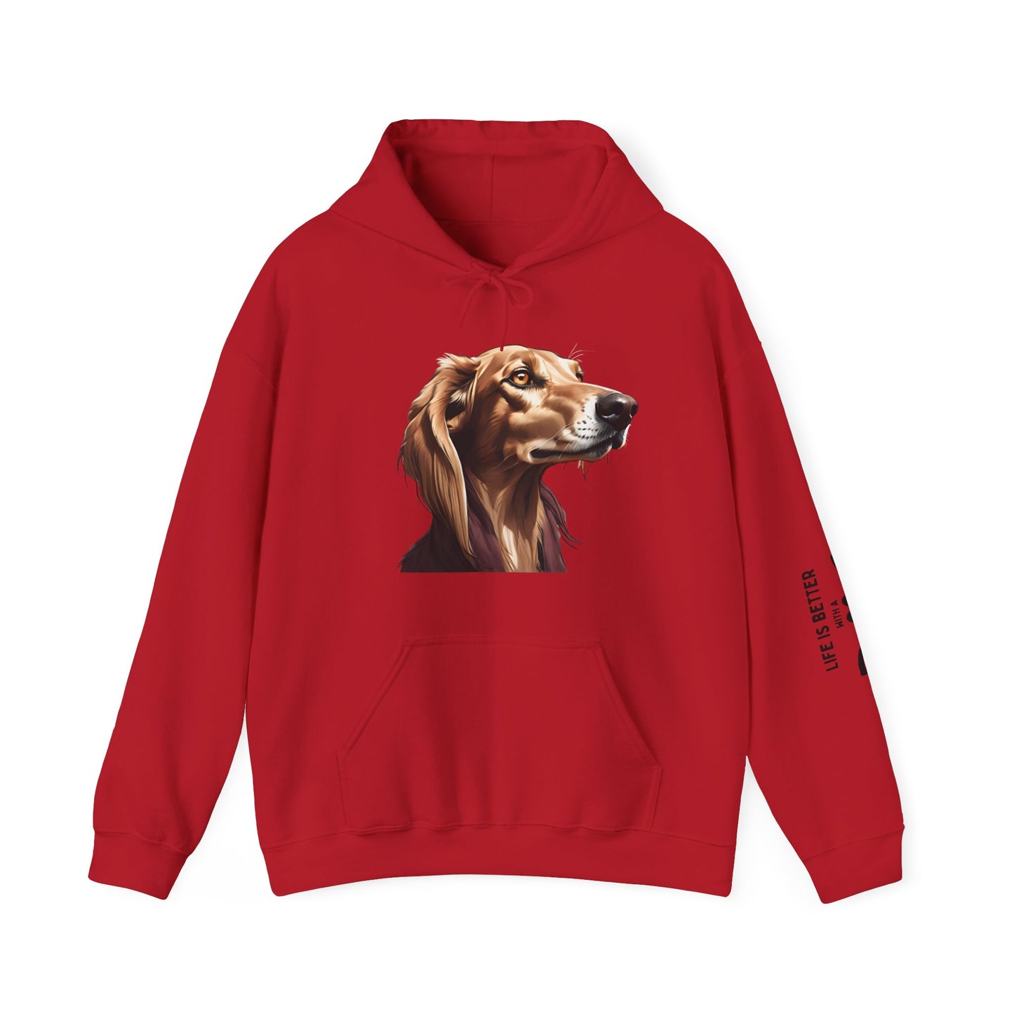 Saluki Bust Hoodie