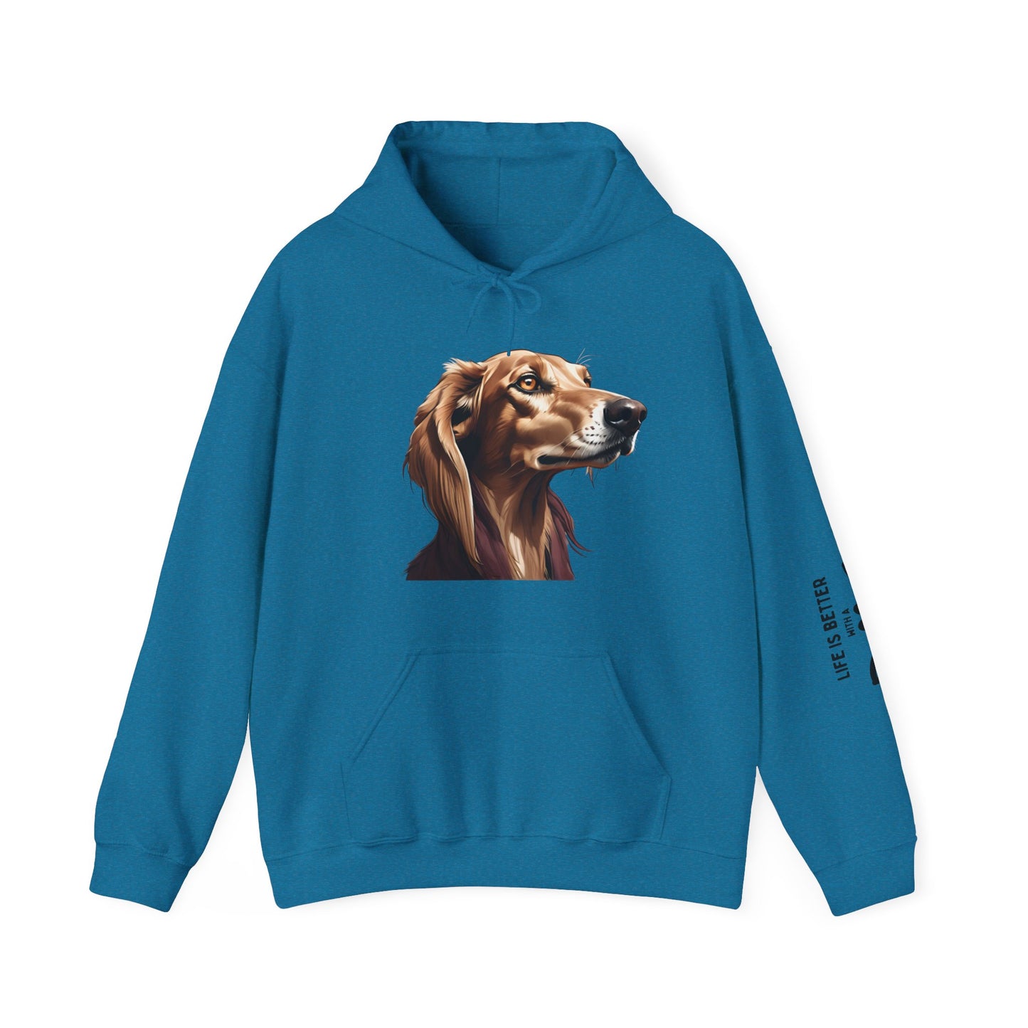 Saluki Bust Hoodie