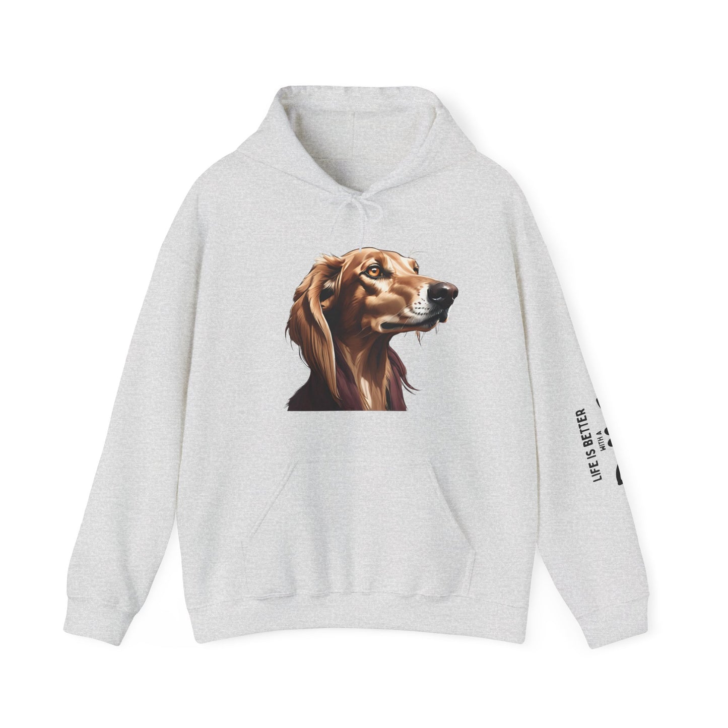 Saluki Bust Hoodie