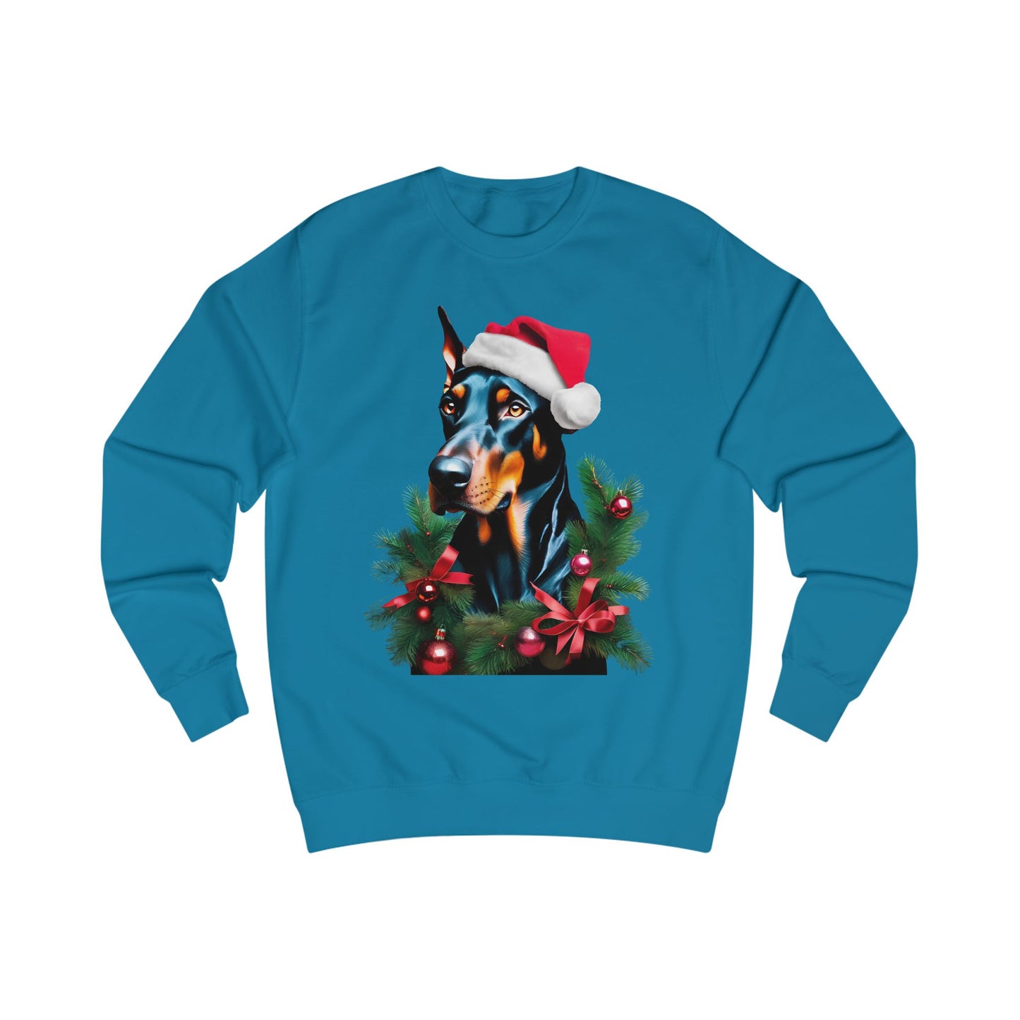 Festive Doberman Sweatshirt