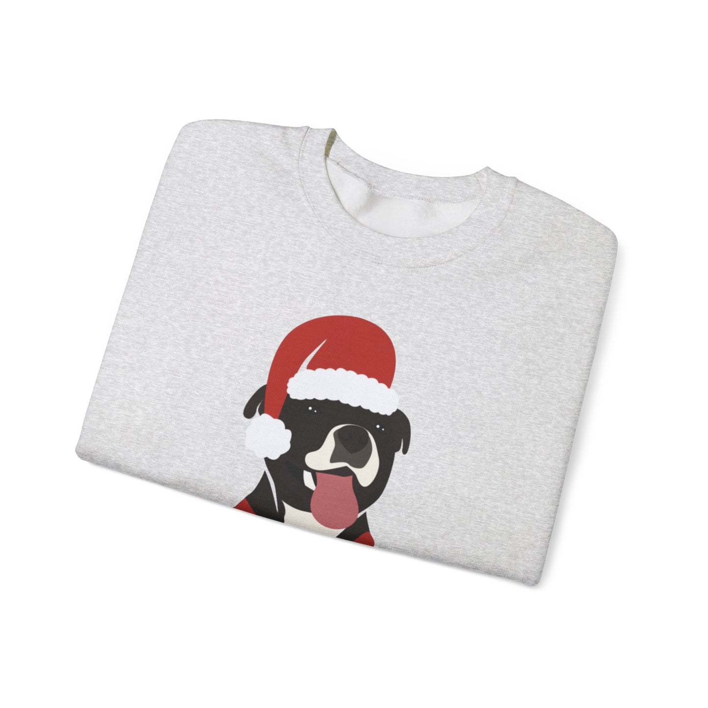 Festive Staffy Sweatshirt | Unisex Christmas Crewneck