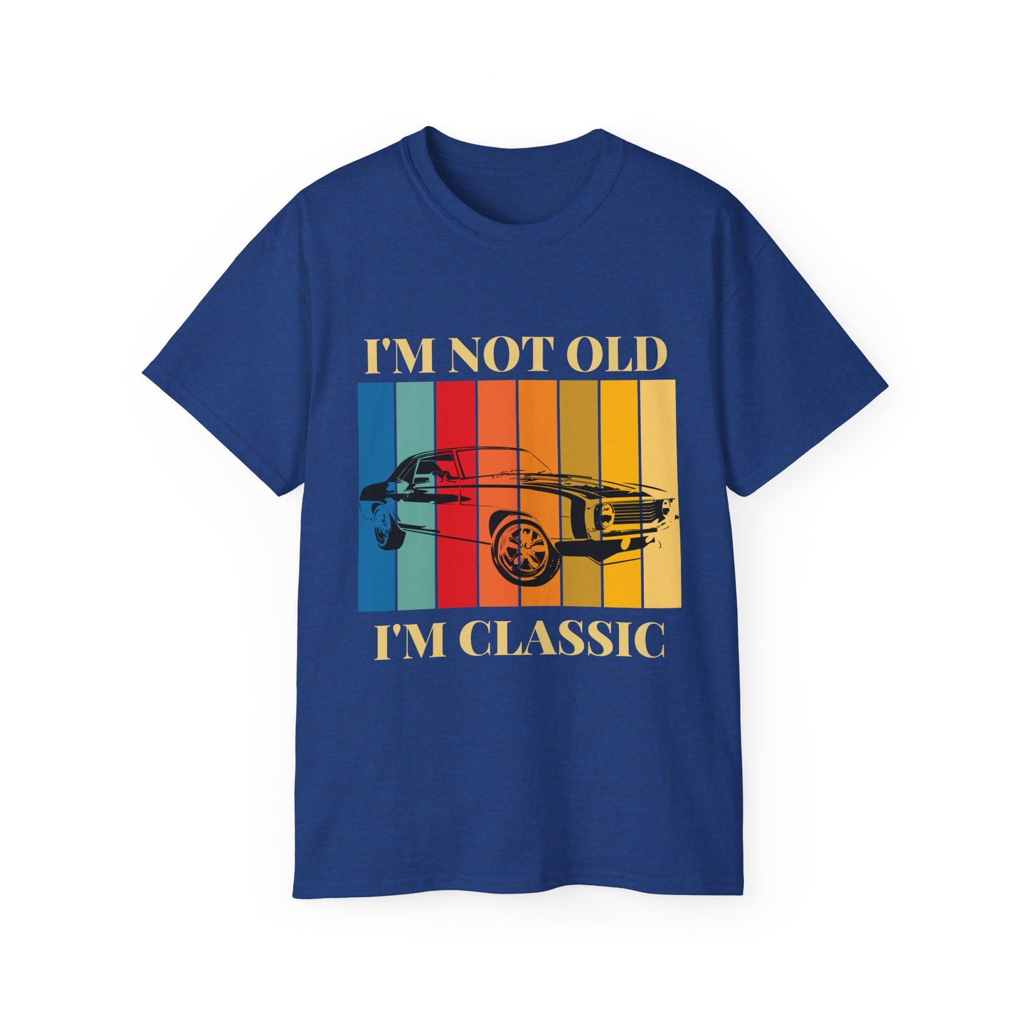 Classic Cars Humor Tee - "I'm Not Old, I'm Classic" Unisex Ultra Cotton T-Shirt
