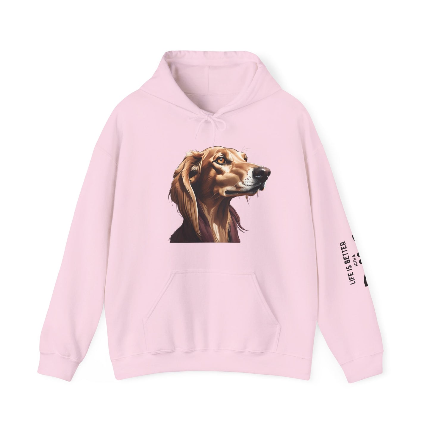 Saluki Bust Hoodie