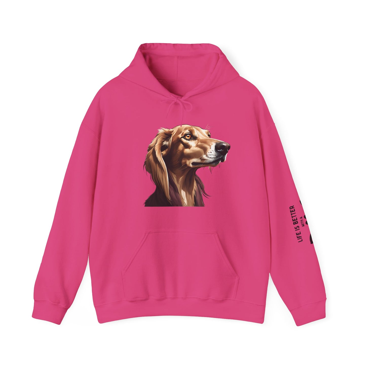 Saluki Bust Hoodie