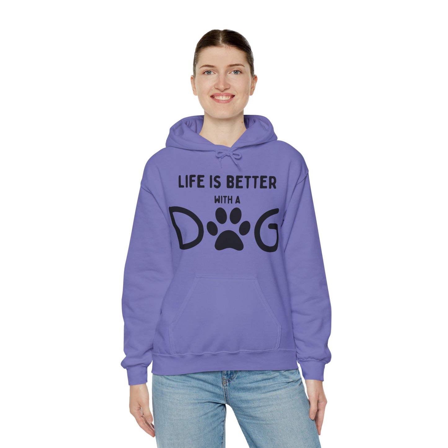 Life is Better with a Dog Hoodie for Dog Lovers