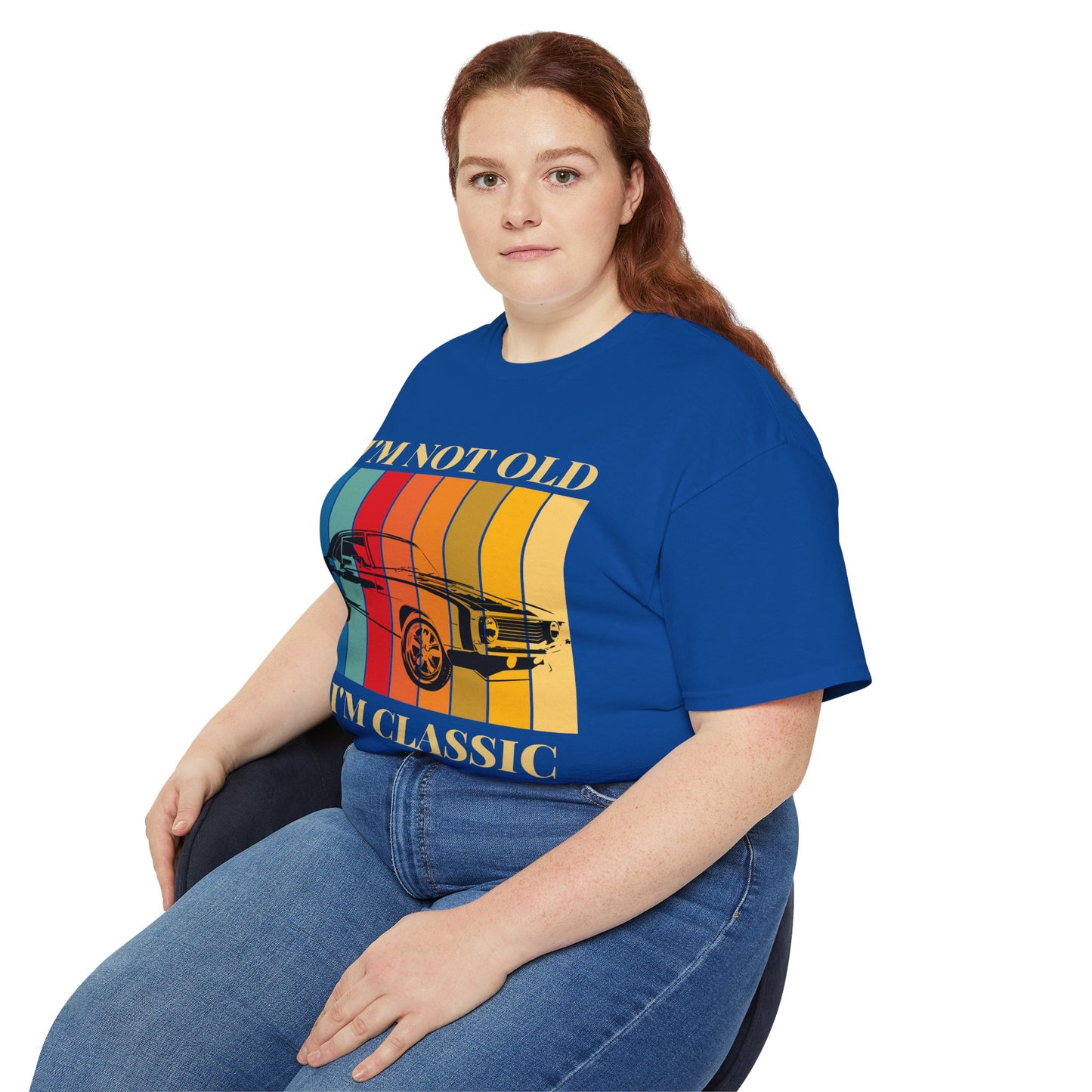 Classic Cars Humor Tee - "I'm Not Old, I'm Classic" Unisex Ultra Cotton T-Shirt