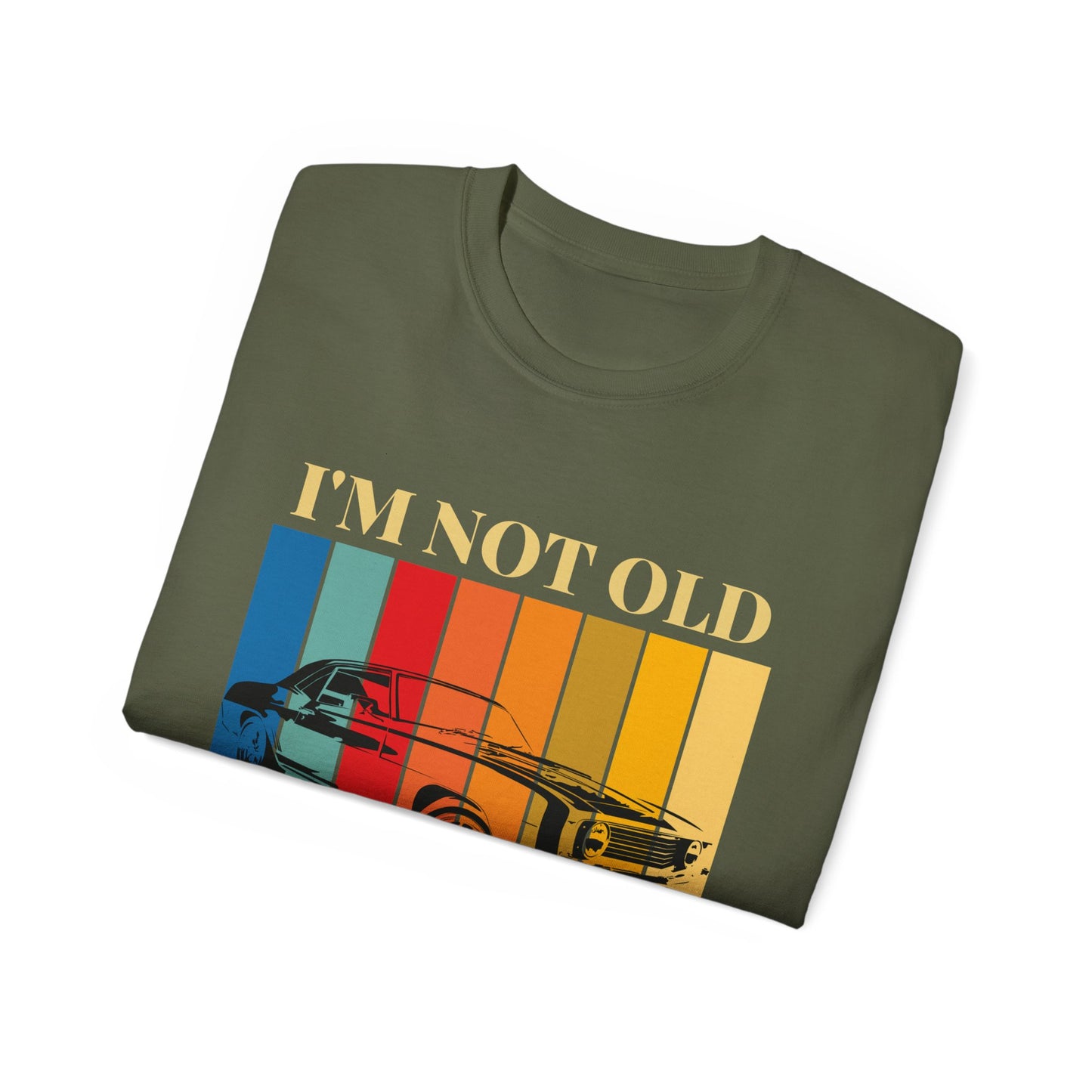 Classic Cars Humor Tee - "I'm Not Old, I'm Classic" Unisex Ultra Cotton T-Shirt