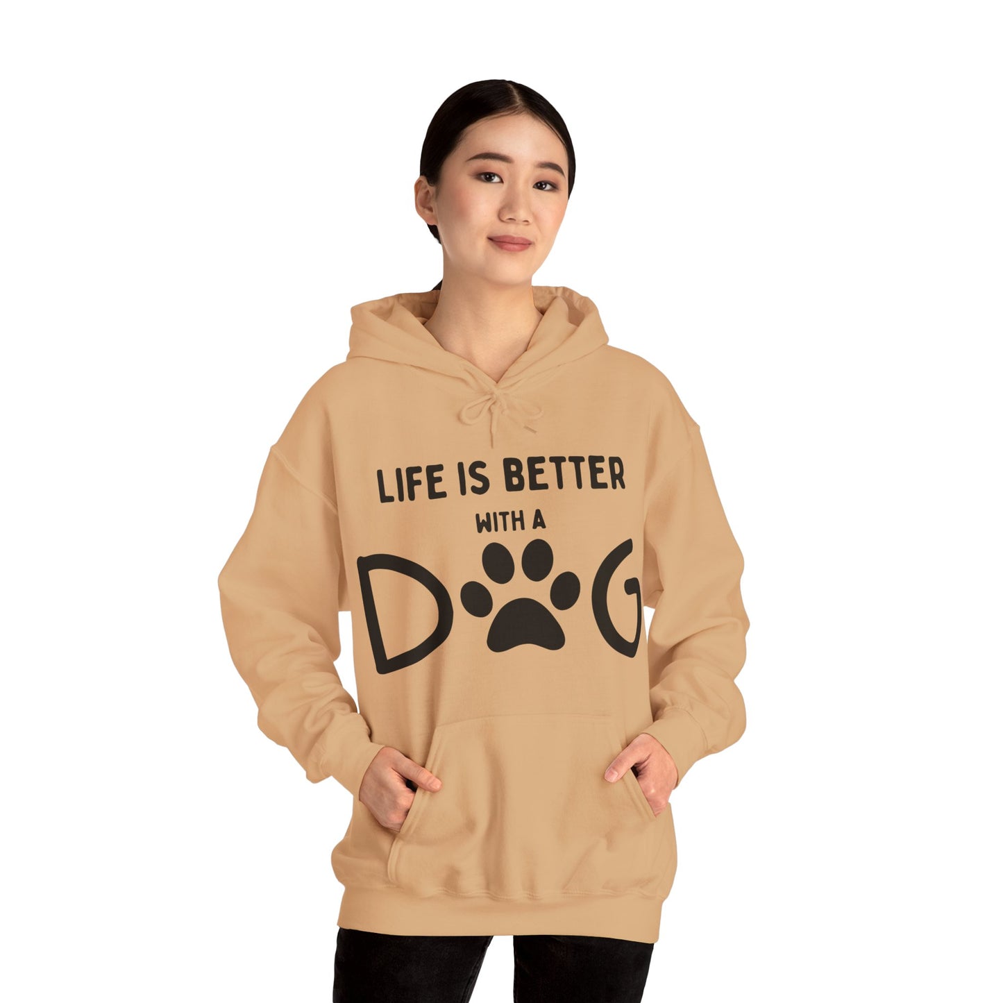 Life is Better with a Dog Hoodie for Dog Lovers