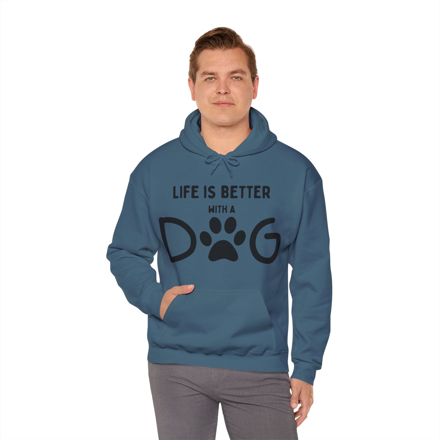 Life is Better with a Dog Hoodie for Dog Lovers