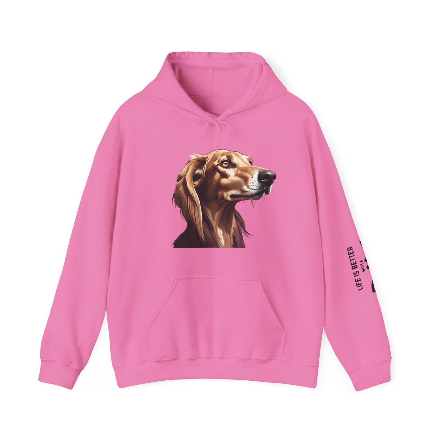 Saluki Bust Hoodie