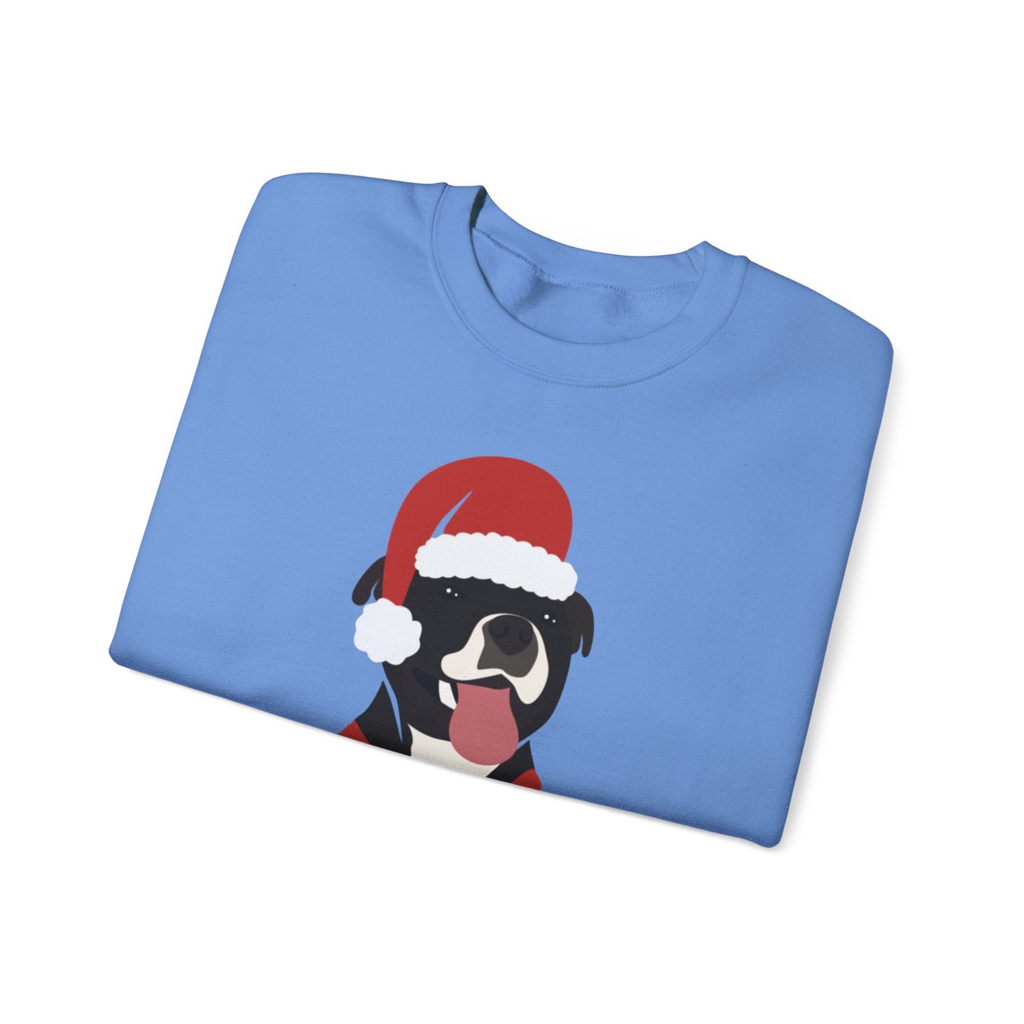 Festive Staffy Sweatshirt | Unisex Christmas Crewneck