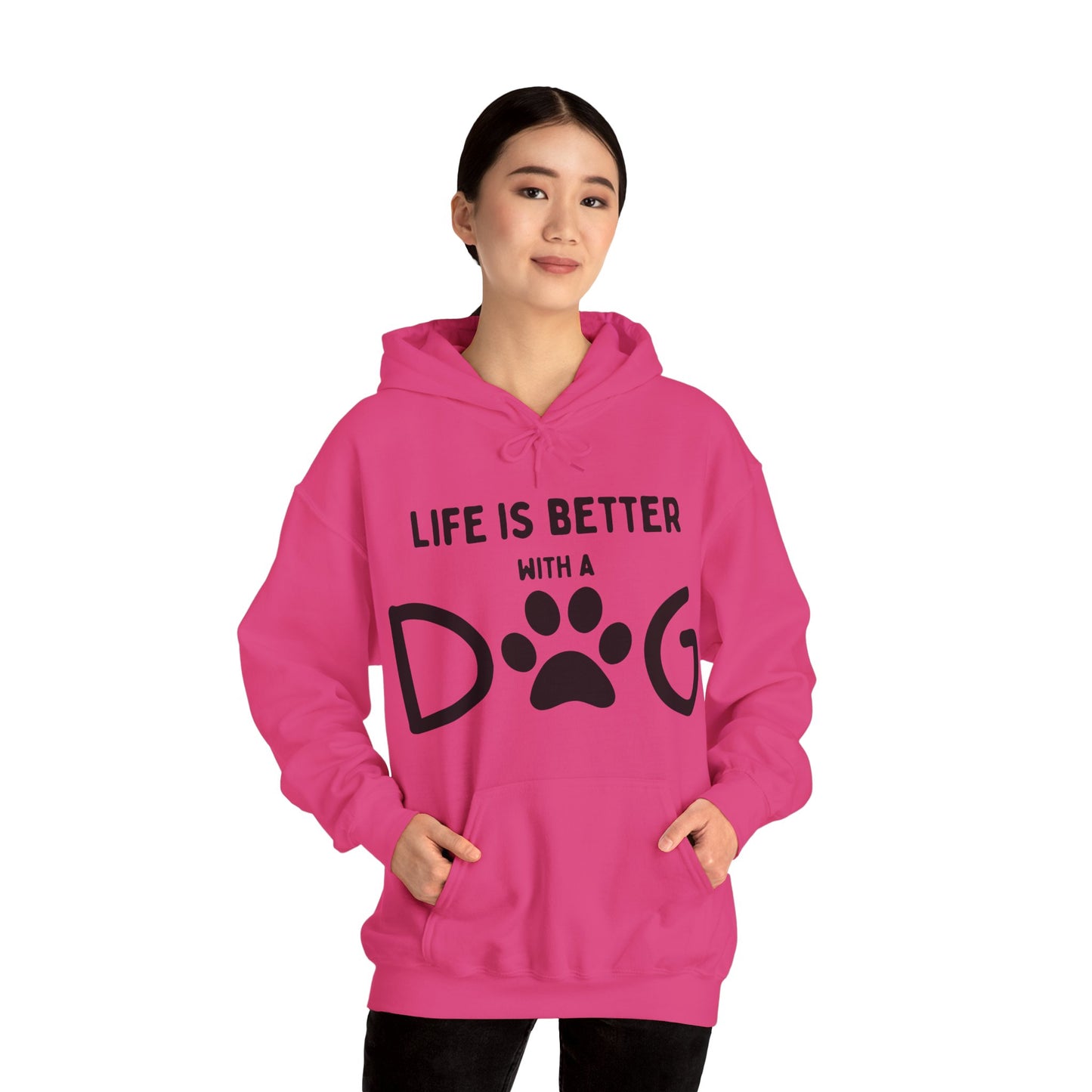 Life is Better with a Dog Hoodie for Dog Lovers